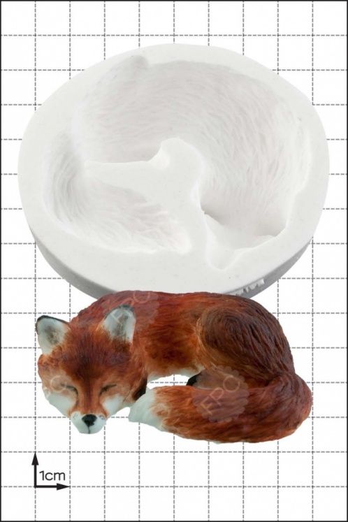 'Fox Sleeping' Silicone Mould